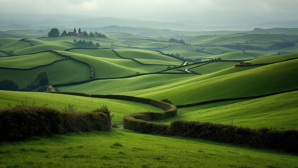 Sfeerbeeld: glooiend landschap